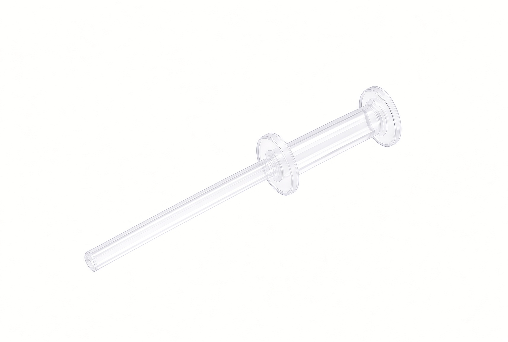Clear render of the SiliHinge double-flange rivet